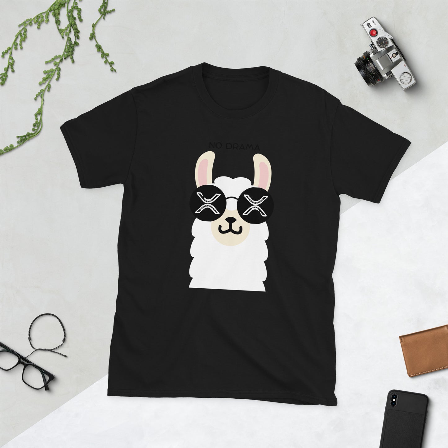 No Drama Llama XRP Shades Unisex T-Shirt